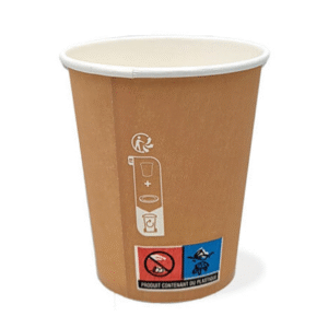 Gobelet en carton brun 16oz/450ml
