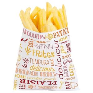 Pochette frites ingraissable 12*12cm (1000pcs)