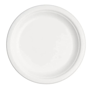 Assiettes rond en pulpe de canne bagasse ø20.5cm