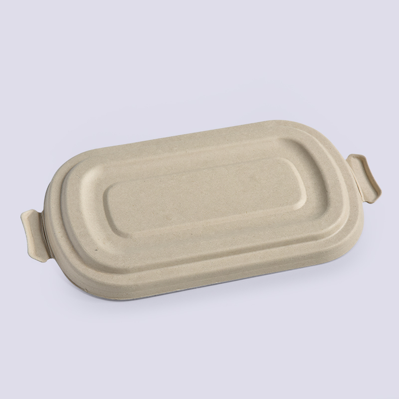 Barquettes pulpe de canne 1200ml avec couvercle PET ou bagasse – Image 3