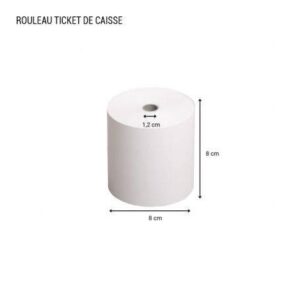 Bobine ticket caisse 80x80x12mm