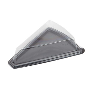 Barquette Takipack+ couvercle pour tarte dessert triangle